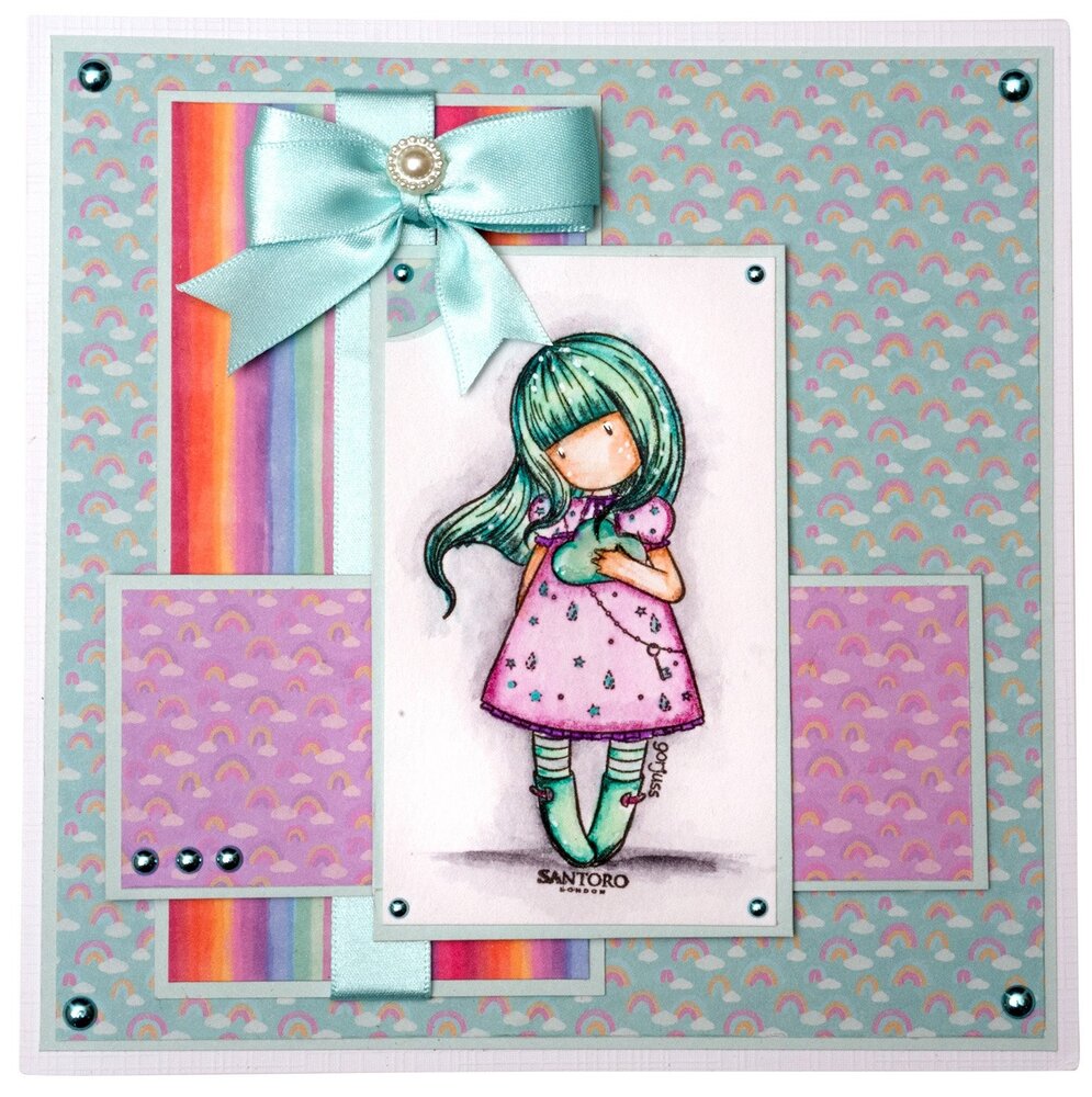 Studio Light Gorjuss Be Kind 8x8 Inch Background Paper Pad (GOR-BK-PP123) (OUTLET)