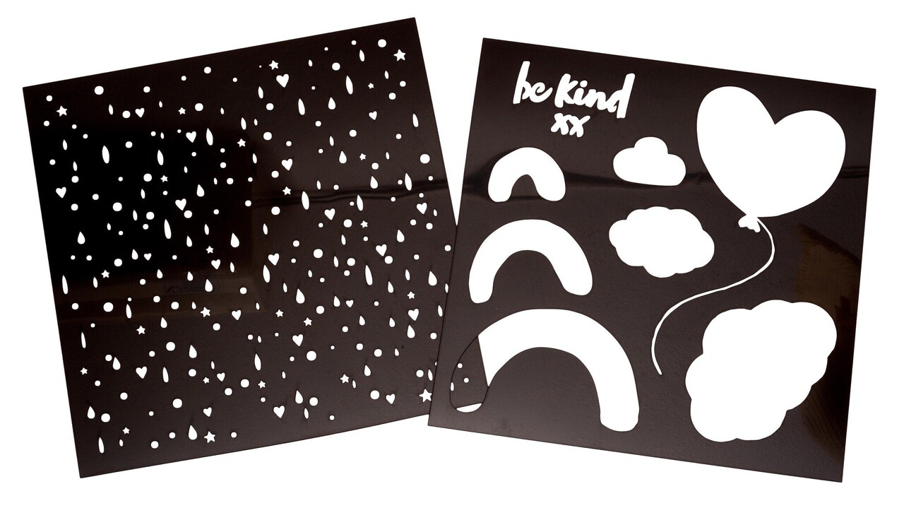 Studio Light Gorjuss Be Kind Mask Stencil Set (2pcs) (GOR-BK-MASK251) (OUTLET)