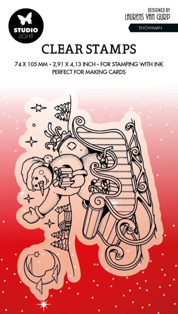 Studio Light Snowman Clear Stamps (BL-ES-STAMP489) (OUTLET)