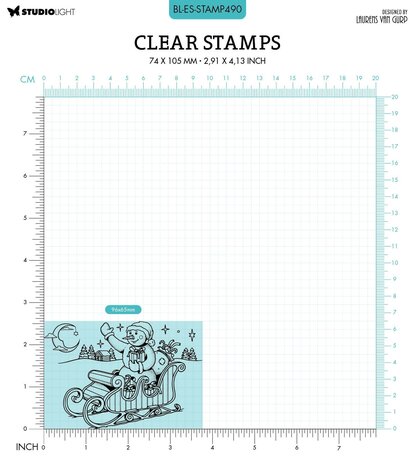 Studio Light Snowman Clear Stamps (BL-ES-STAMP489) (OUTLET)