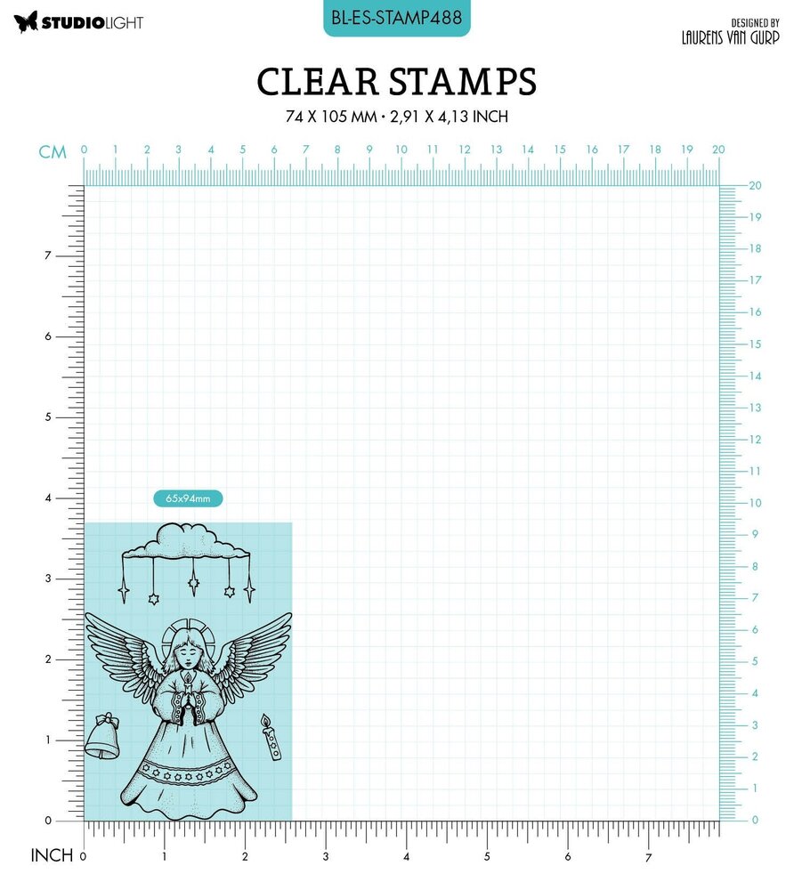 Studio Light Dear Angel Clear Stamps (BL-ES-STAMP488) (OUTLET)