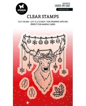Studio Light Christmas Deer Clear Stamps (BL-ES-STAMP487) (OUTLET)