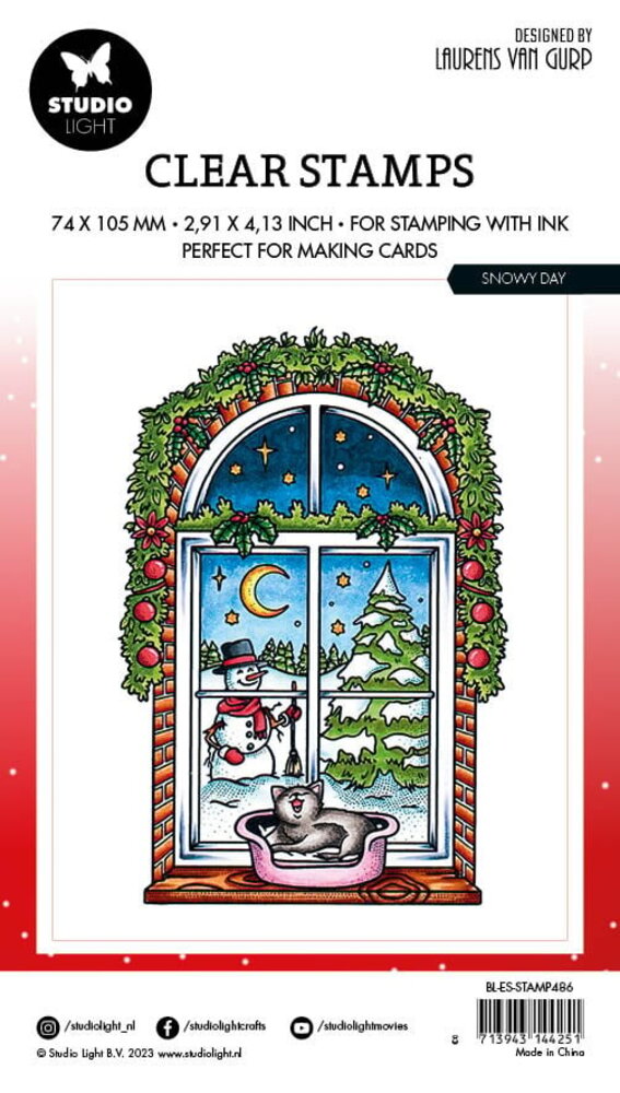 Studio Light Snowy Day Clear Stamps (BL-ES-STAMP486) (OUTLET)
