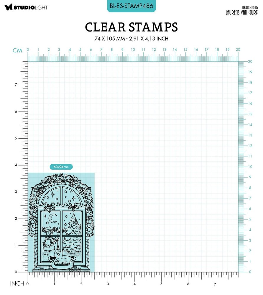 Studio Light Snowy Day Clear Stamps (BL-ES-STAMP486) (OUTLET)