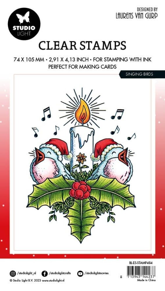 Studio Light Singing Birds Clear Stamps (BL-ES-STAMP484) (OUTLET)