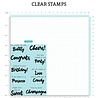 Studio Light Bubbly ENG Essentials Clear Stamps (BL-ES-STAMP356) (OUTLET)