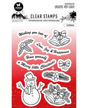 Studio Light Snowman Essentials Clear Stamps (BL-ES-STAMP302) (OUTLET)