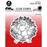 Studio Light Wreath Santa Essentials Clear Stamps (BL-ES-STAMP300) (OUTLET)