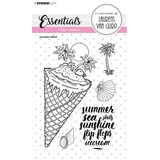 Studio Light Ice Cream Island Essentials Clear Stamps (BL-ES-STAMP259) (OUTLET)