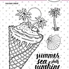 Studio Light Ice Cream Island Essentials Clear Stamps (BL-ES-STAMP259) (OUTLET)