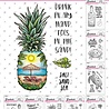 Studio Light Pineapple Beach Essentials Clear Stamps (BL-ES-STAMP258) (OUTLET)