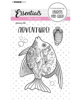 Studio Light Adventure Fish Essentials Clear Stamps (BL-ES-STAMP256) (OUTLET)