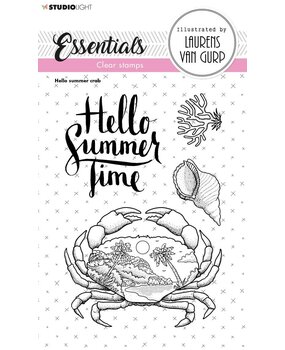 Studio Light Hello Summer Crab Essentials Clear Stamps (BL-ES-STAMP254) (OUTLET)