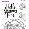 Studio Light Hello Summer Crab Essentials Clear Stamps (BL-ES-STAMP254) (OUTLET)