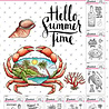 Studio Light Hello Summer Crab Essentials Clear Stamps (BL-ES-STAMP254) (OUTLET)
