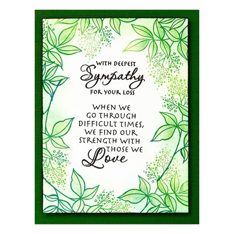 Stampendous! Sincere Sentiments Clear Stamp Set (STP-225) (OUTLET)