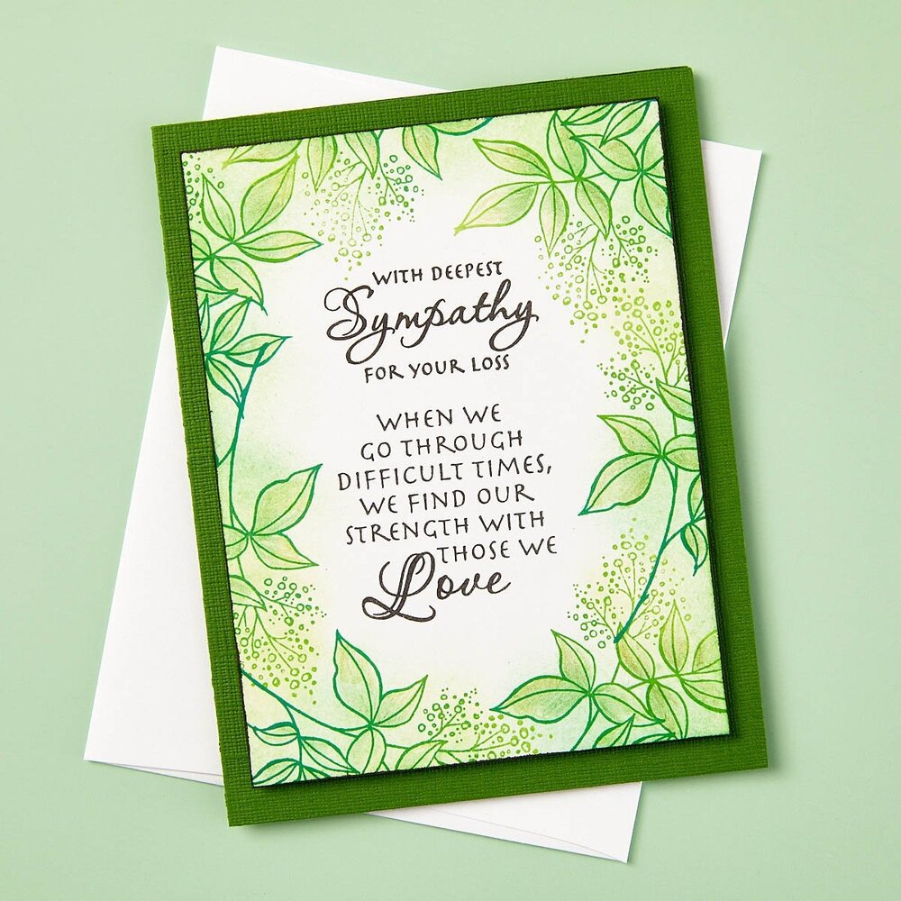 Stampendous! Sincere Sentiments Clear Stamp Set (STP-225) (OUTLET)