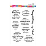 Stampendous! Birthday Messages Clear Stamp Set (STP-224) (OUTLET)