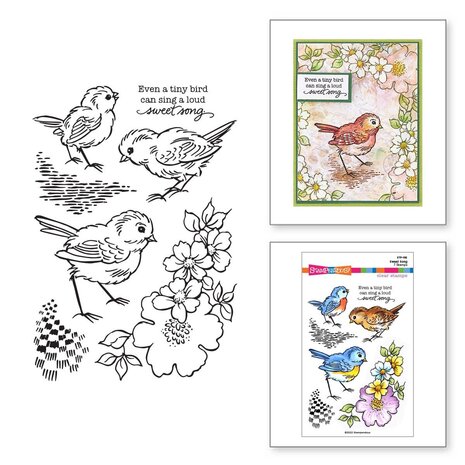 Stampendous! Sweet Song Clear Stamps (STP-192) (OUTLET)
