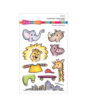 Stampendous! Urban Jungle FransFormer Clear Stamps (STP-175) (OUTLET)