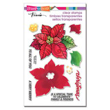 Stampendous! Poinsettia Parts Perfectly Clear Stamps (SSC1287) (OUTLET)
