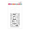 Stampendous! All the Sentiments Clear Stamp & Die Set (SDS-190) (OUTLET) Stampendous! All the Sentiments Clear Stamp & Die Set (SDS-190) (OUTLET)
