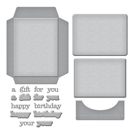 Stampendous! A2 Gift Card Holder and Envelope Cutting Dies (S7-247) (OUTLET)