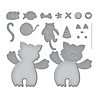 Stampendous! Kitty Hugs Cutting Dies (S5-587) (OUTLET) Stampendous! Kitty Hugs Cutting Dies (S5-587) (OUTLET)