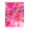 Stampendous! Quick Card Backgrounds Pink & Blue Splash (4pcs) (QC-002) (OUTLET)