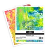 Stampendous! Quick Card Backgrounds Yellow & Green Splash (4pcs) (QC-001) (OUTLET)