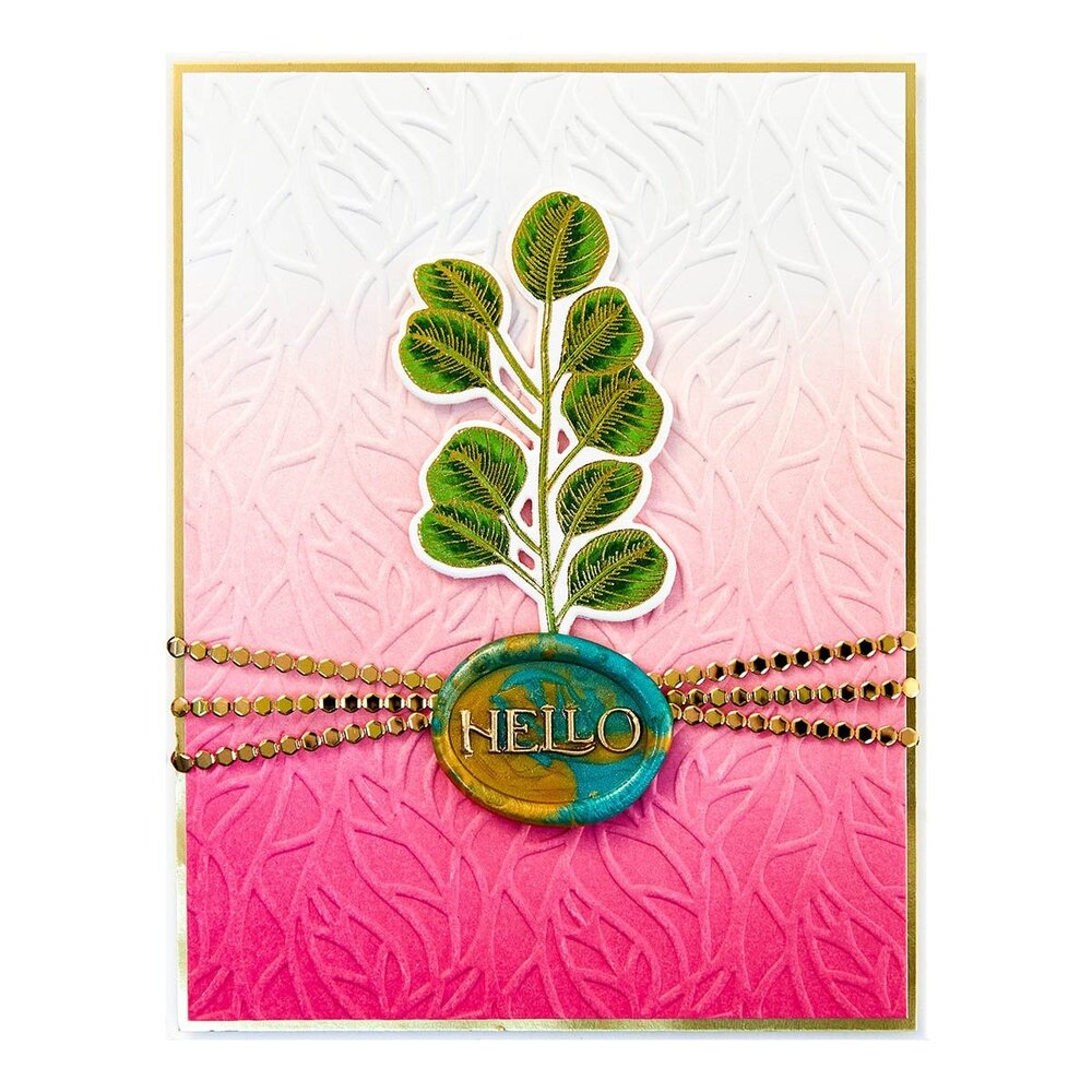 Spellbinders Oval Hello Wax Seal Stamp (WS-121) (OUTLET) Spellbinders Oval Hello Wax Seal Stamp (WS-121) (OUTLET)