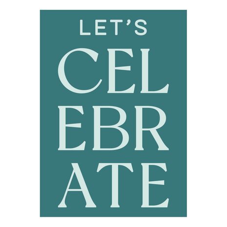 Spellbinders Let's Celebrate Wax Seal Stamp (WS-120) (OUTLET)