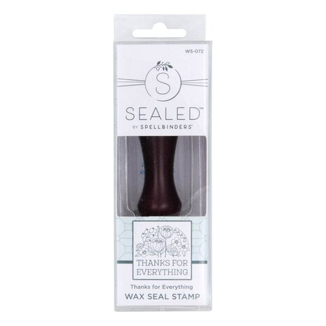 Spellbinders Thanks for Everything Wax Seal Stamp (WS-072) (OUTLET)