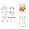 Spellbinders Kaleidoscope Arch Sentiments Clear Stamp (STP-208) (OUTLET)