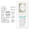 Spellbinders Party Balloon Garland Clear Stamp (STP-199) (OUTLET)