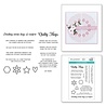 Spellbinders Quilty Hugs Sentiments Clear Stamp (STP-156) (OUTLET)
