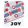 Spellbinders Peace & Joy Clear Stamp (STP-140) (OUTLET)