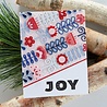 Spellbinders Peace & Joy Clear Stamp (STP-140) (OUTLET)