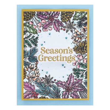 Spellbinders Balsam & Berries Clear Stamp (STP-139) (OUTLET) Spellbinders Balsam & Berries Clear Stamp (STP-139) (OUTLET)