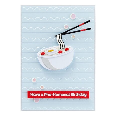 Spellbinders Sweet & Savory Sentiments Clear Stamp (STP-138) (OUTLET)