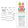 Spellbinders Christmas Memories Enclosed Clear Stamp (STP-134) (OUTLET)
