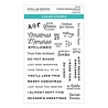 Spellbinders Christmas Memories Enclosed Clear Stamp (STP-134) (OUTLET)