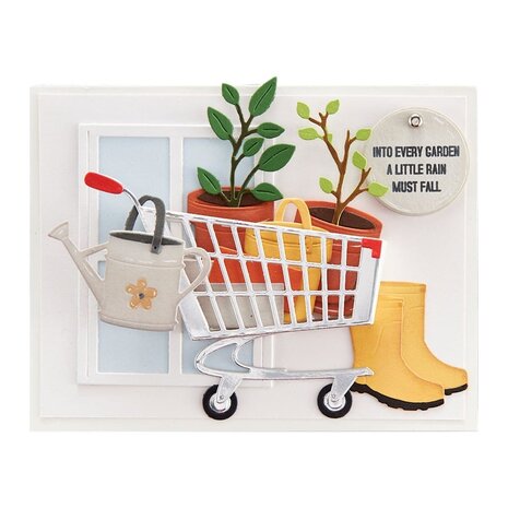 Spellbinders Around the Garden Clear Stamp (STP-123) (OUTLET)