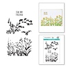 Spellbinders Layered Wildflowers Scene Clear Stamp (STP-086) (OUTLET)