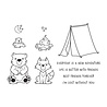 Spellbinders Campfire Critters Clear Stamp (STP-077) (OUTLET)
