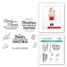 Spellbinders Home for Christmas Sentiments Clear Stamp (STP-057) (OUTLET)