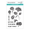 Spellbinders Embroidery Flowers Clear Stamp (STP-053) (OUTLET)