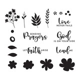 Spellbinders Love Never Fails Clear Stamp (STP-051) (OUTLET)