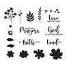 Spellbinders Love Never Fails Clear Stamp (STP-051) (OUTLET)