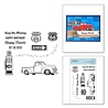 Spellbinders Hit the Road Clear Stamp (STP-020) (OUTLET)